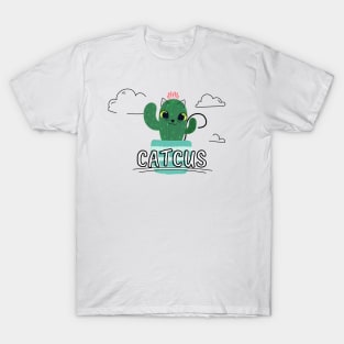 Cat Cactus Cattus T-Shirt